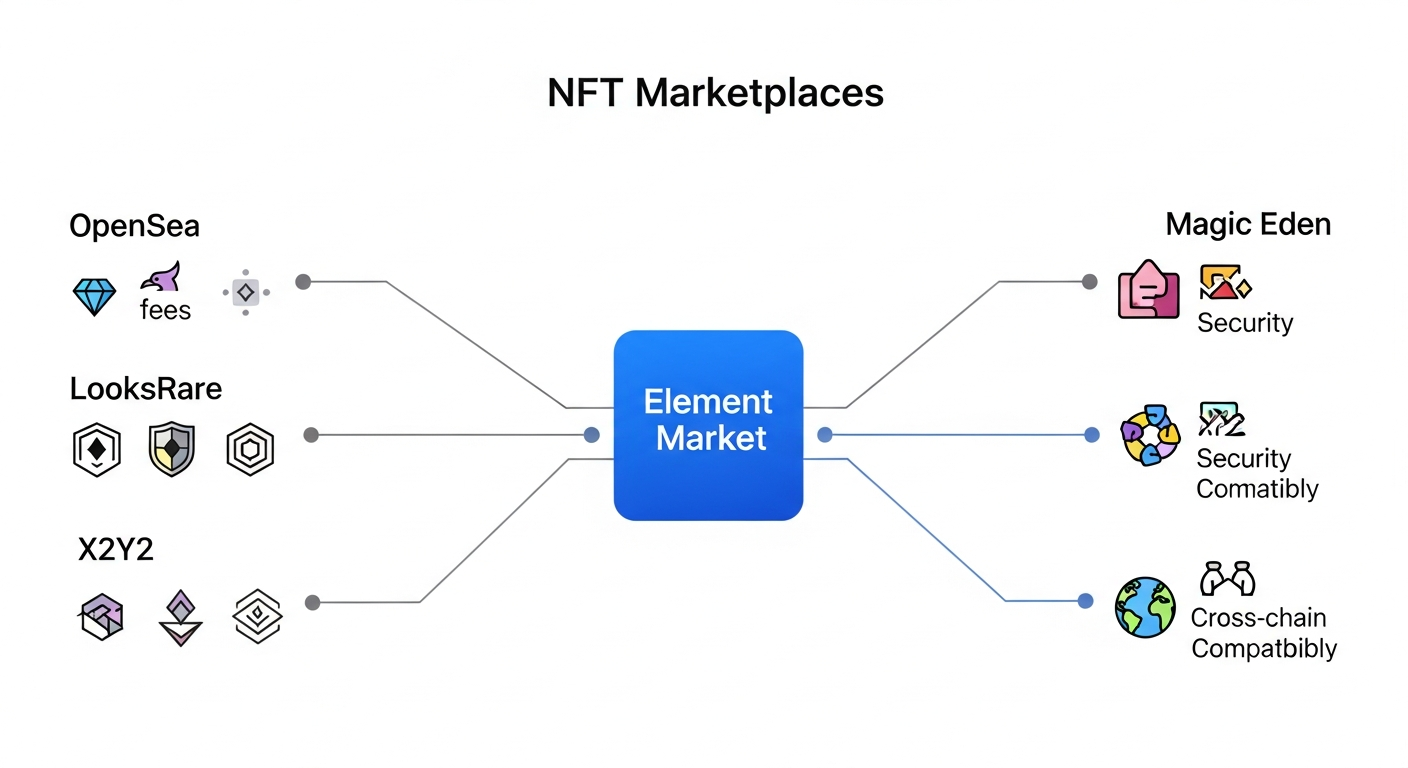 How Element Market Compares to Other NFT Marketplaces
