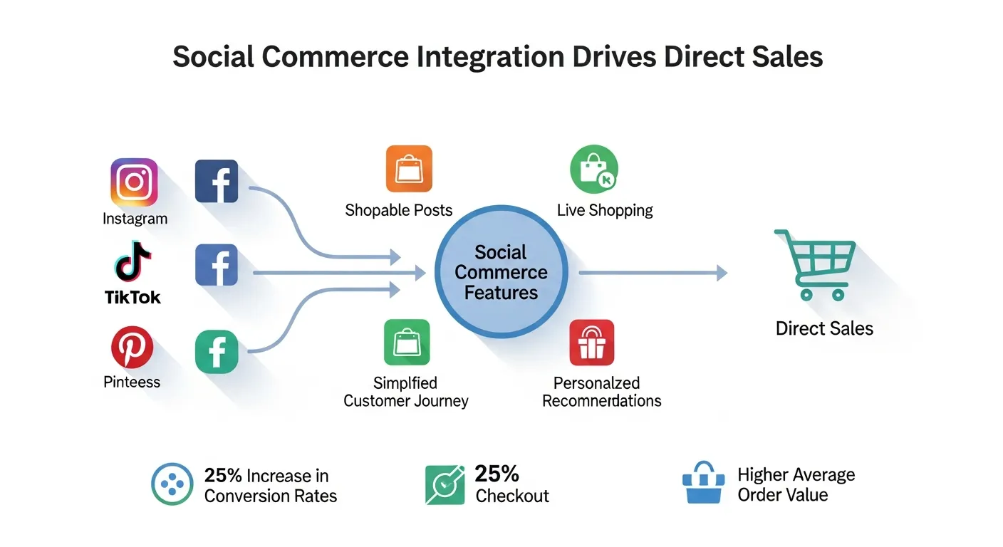 Social Commerce Integration Drives Direct Sales